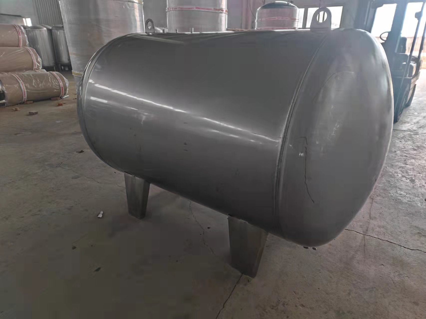 304不锈钢卧式压力罐3吨